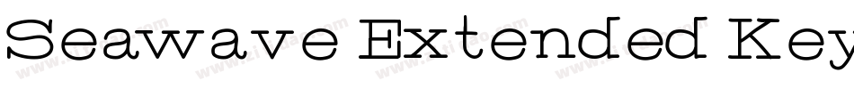 Seawave Extended Keyset字体转换